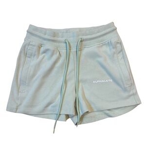 💚 Alphalete Luxe Fleece Lounge Shorts • XS • MSRP $68 ✨ Mint Green